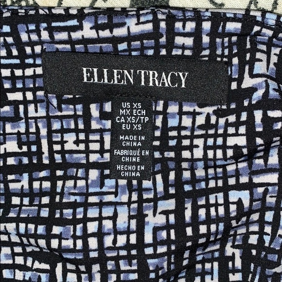 NWT ELLEN TRACY Crossover Twisted Front Dress - Picture 8 of 8